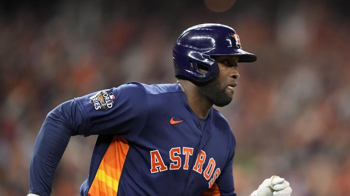 Yordan Alvarez shares his World Series exeprience