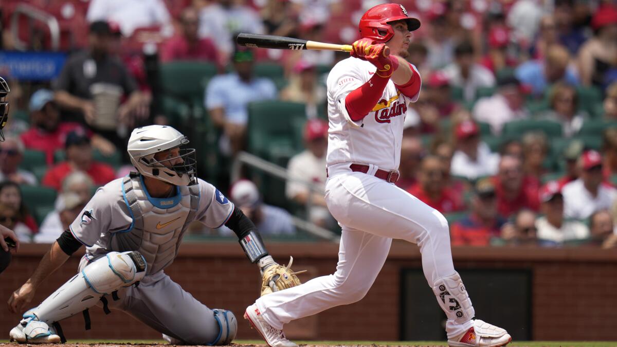 Gorman's 4 RBIs lift Cardinals over Marlins for 2nd series sweep