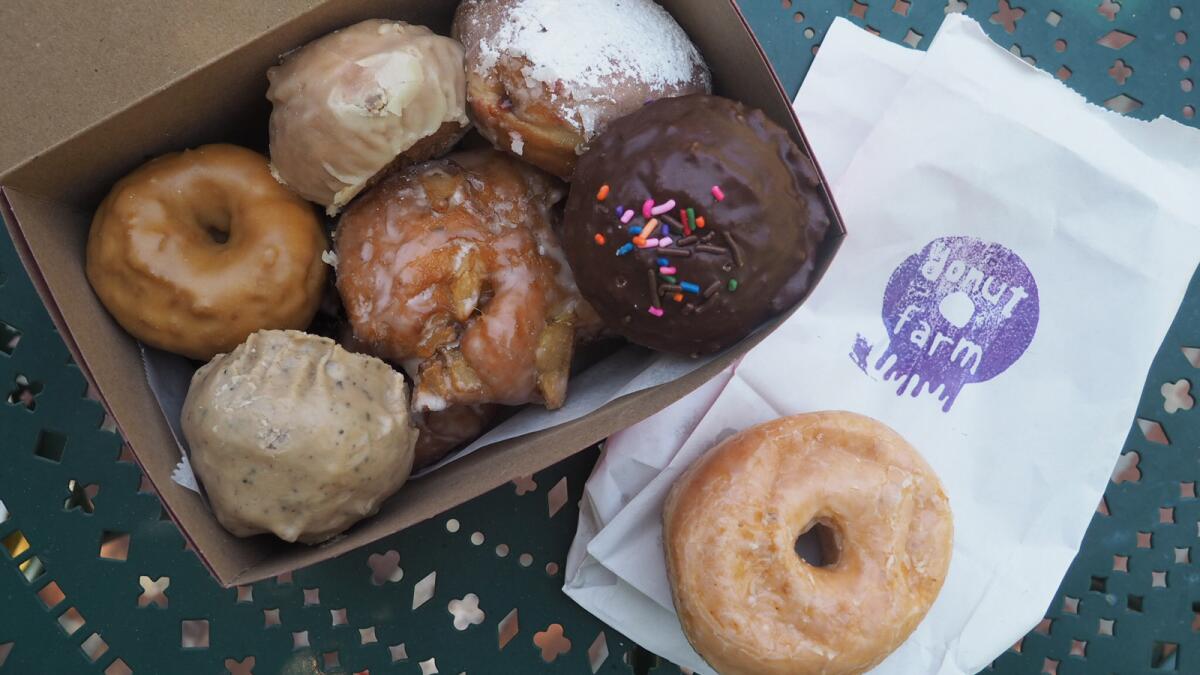 Doughnuts from the Donut Farm in Silver Lake.