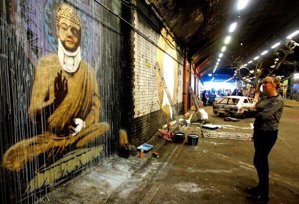 Graffiti Show In London Tunnel