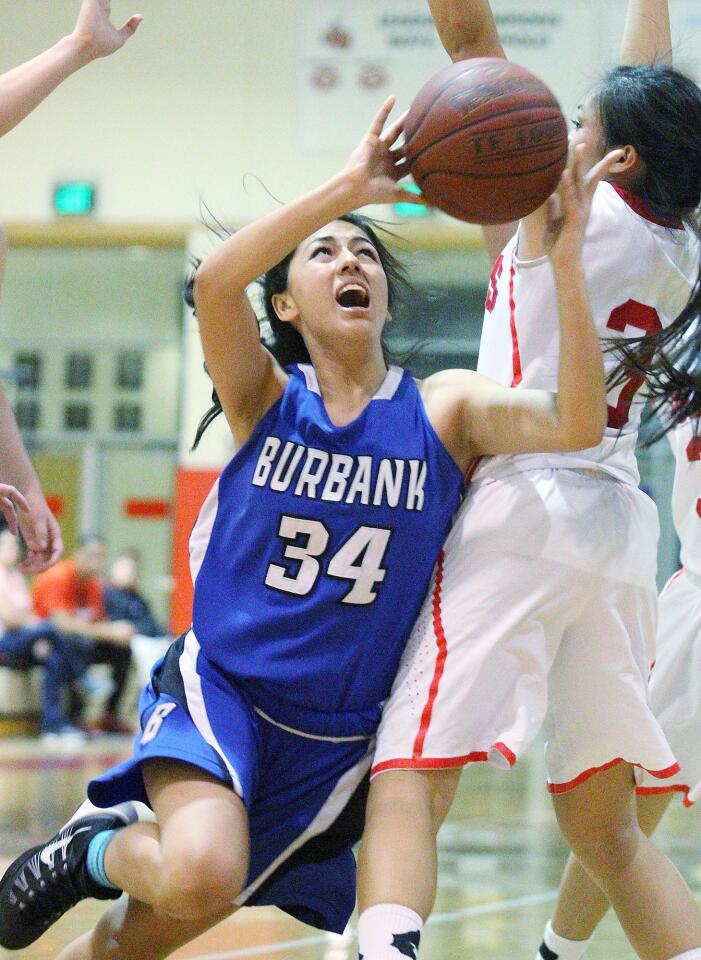 Photo Gallery: Burroughs vs. Burbank league girls basketball
