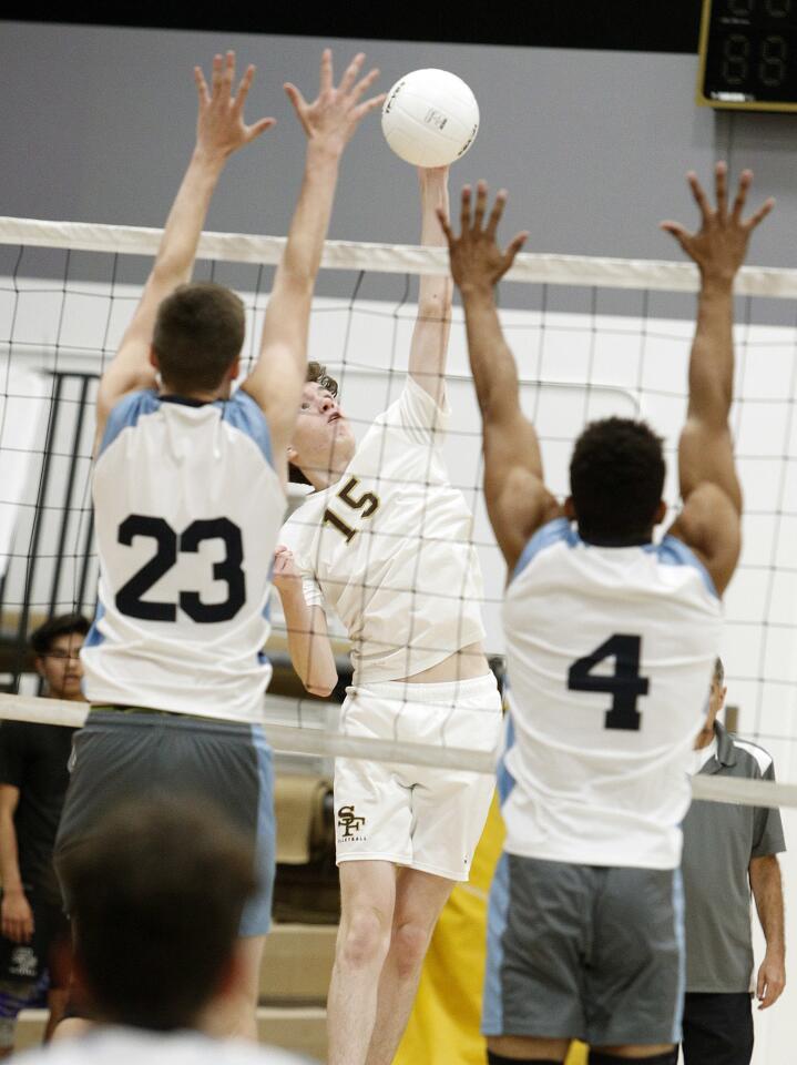 Photo Gallery: St. Francis vs. Quartz Hill in CIF Southern Section Division II second-round boys' volleyball match