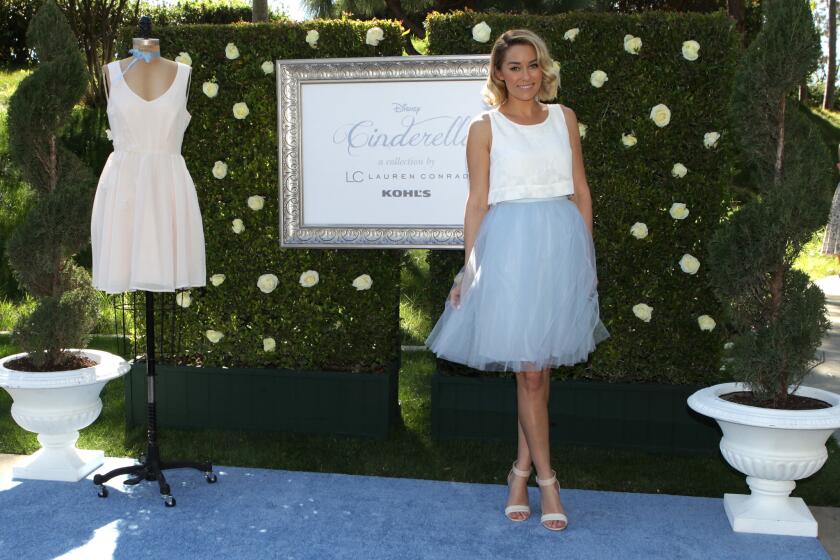 Lauren Conrad debuts her Disney Cinderella collection in February.