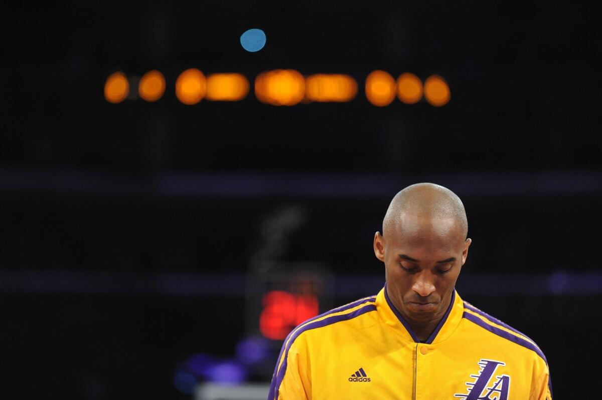 Lakers star Kobe Bryant will play in his first game Sunday since suffering a torn Achilles' tendon last season.