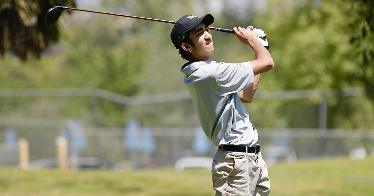Granada Hills takımından Jahan Battu, City Section golf unvanını kazandı