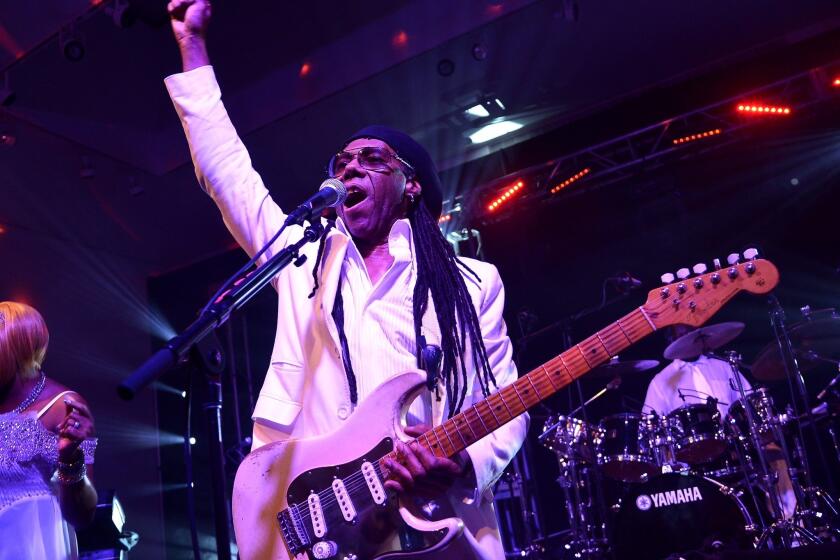 Nile Rodgers and Chic have canceled their May 10 show at the Hollywood Bowl with Giorgio Moroder.