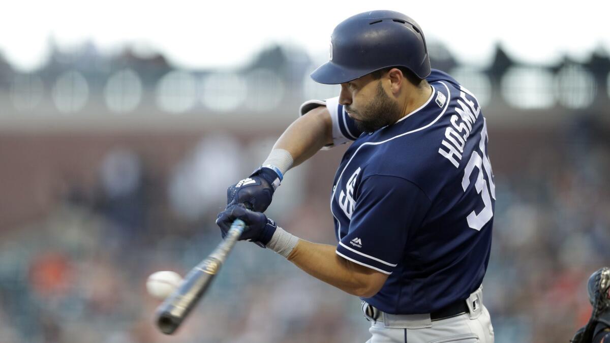 Padres first baseman Eric Hosmer is the team's highest paid player. Would you want his jersey?