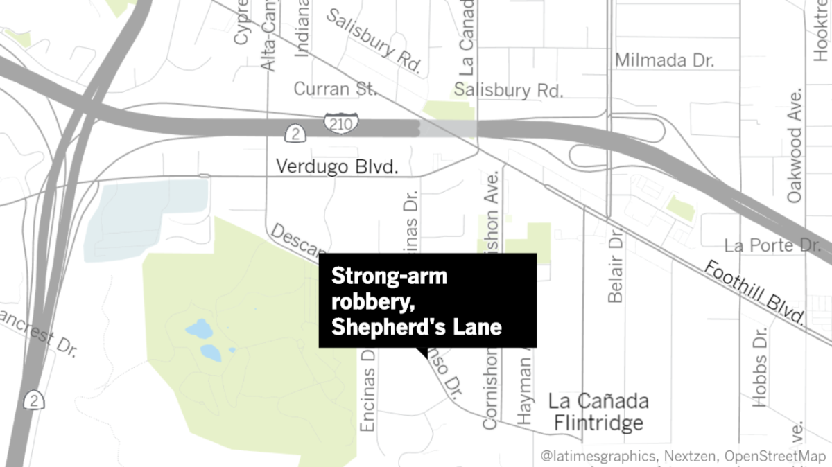 A La Cañada couple returned home on Labor Day at around 9 p.m. to discover two men in their master bedroom. The male homeowner engaged the suspects in an altercation and was punched in the face, officials reported.