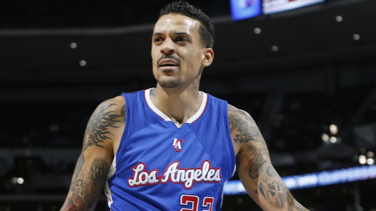 Clippers forward Matt Barnes during a game against the Denver Nuggets on Dec. 19.