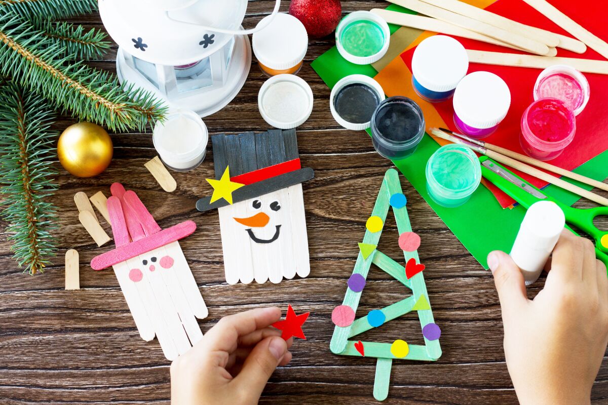 child's holiday crafts
