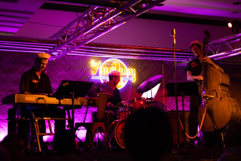 The Acey-Deucey Club band.