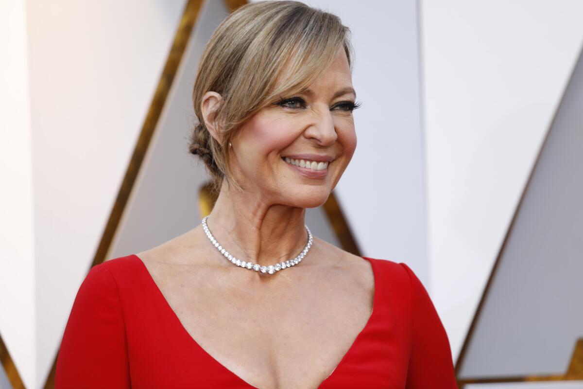 Allison Janney cracked a joke in her acceptance speech for supporting actress.