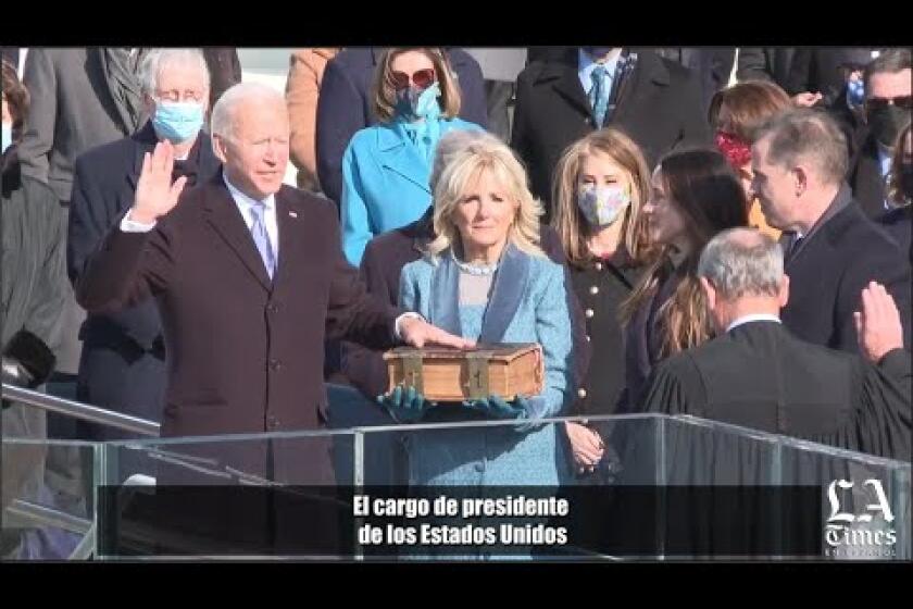 VIDEO: Joe Biden es juramentado como el 46º presidente de los Estados Unidos