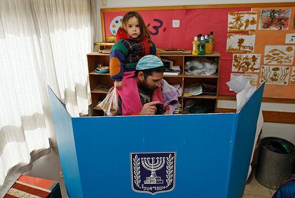 Israelis go to the polls in general election - casts ballot