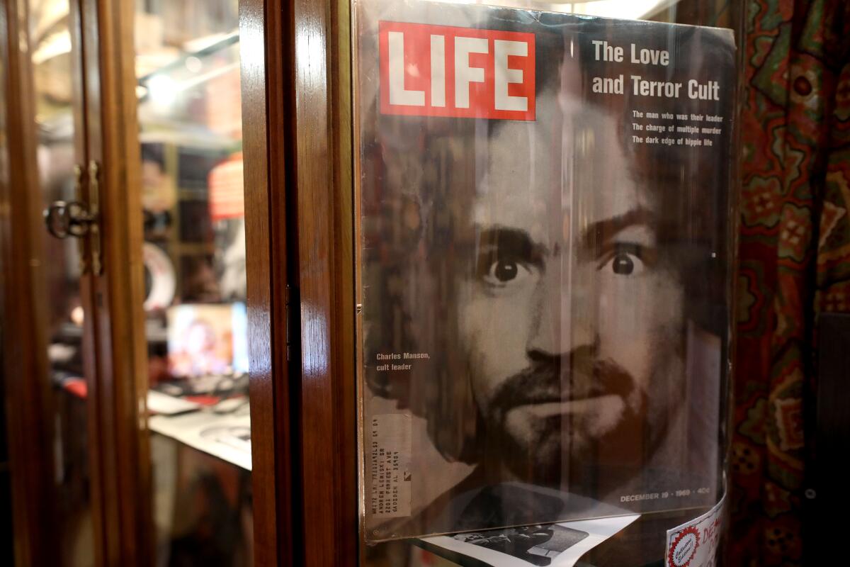 Charles Manson at Museum of Death