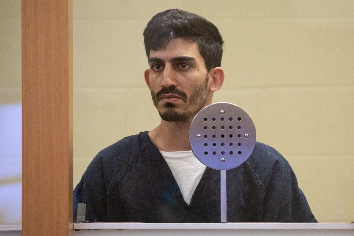 Ali Abulaban, 29, during arraignment