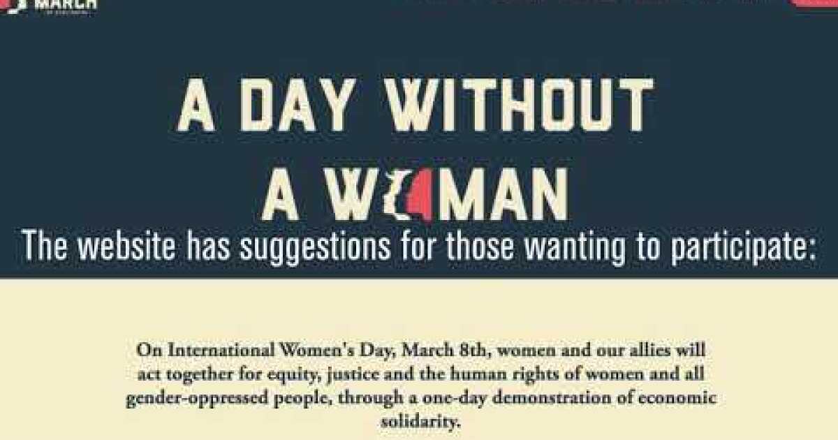 A Day Without A Woman Is A Strike For Privileged Protesters Los Angeles Times 
