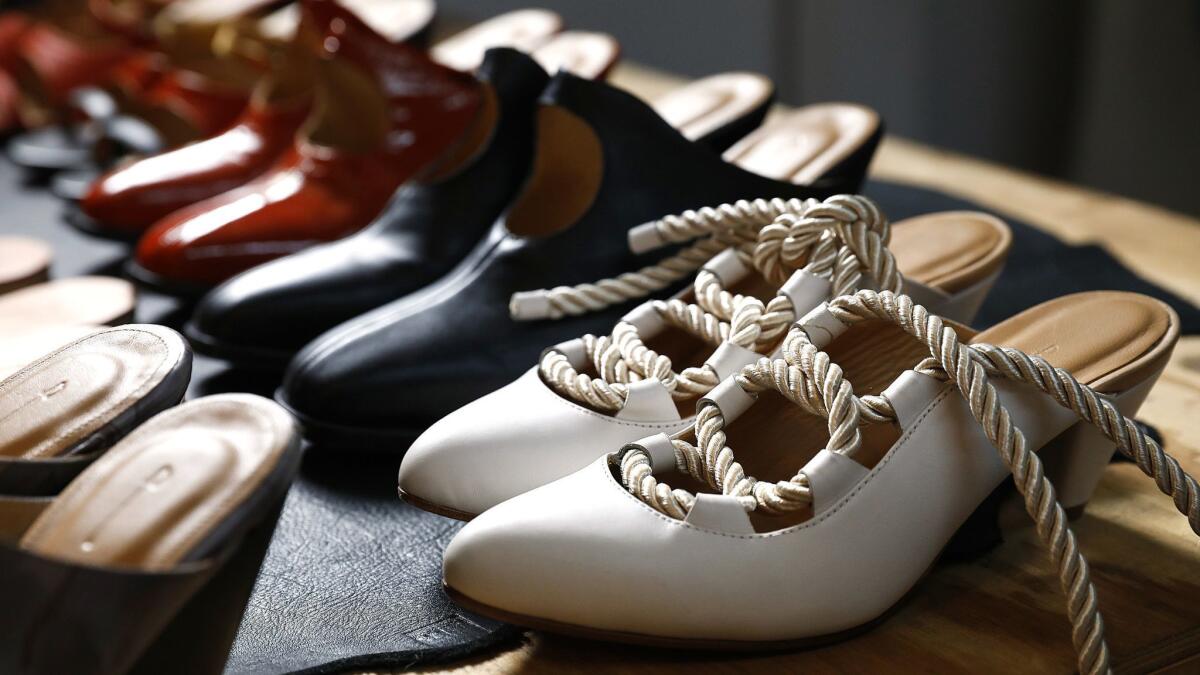 A collection of shoes by Jessica Taft Langdon.