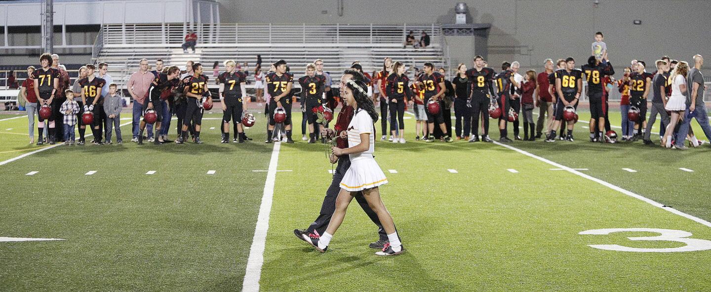 Photo Gallery: La Canada homecoming queen announced at halftime of football game