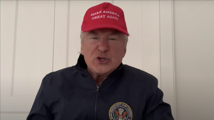 Alec Baldwin plays President Trump for the season 45 finale of 'Saturday Night Live'