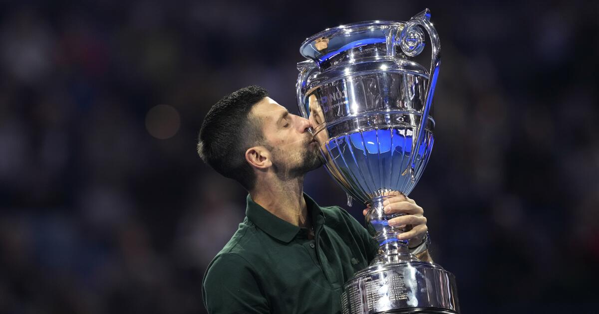 ATP Finals: Novak Djokovic secures year-end No 1 ranking after