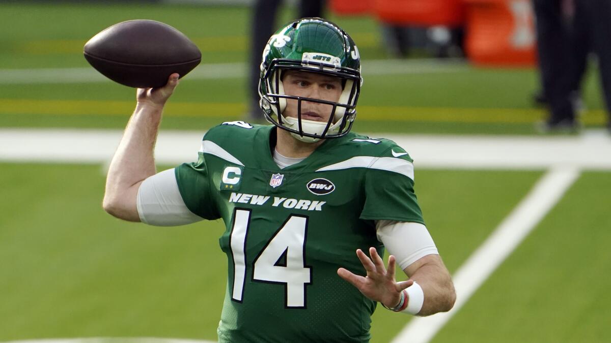 New York Jets trade Sam Darnold to Carolina Panthers - Los Angeles Times