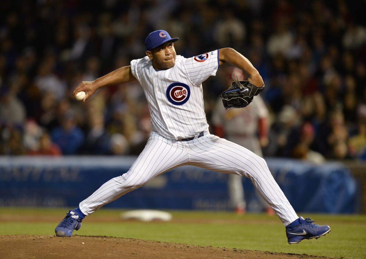 Newly acquired reliever Carlos Marmol might not help the Dodgers' bullpen, but he could help the team pursue another player who might make a difference.