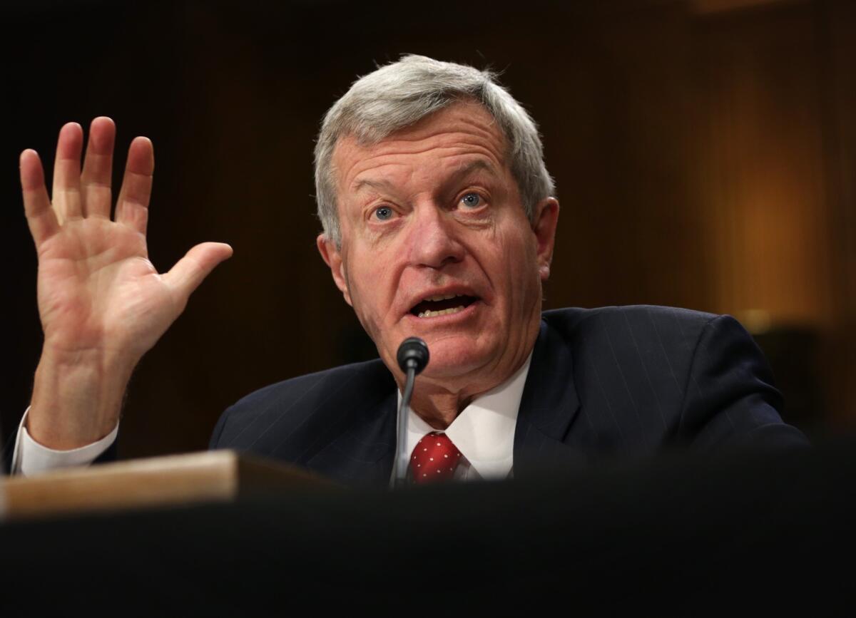 Sen. Max Baucus (D-Mont.) testifies at his confirmation hearing before the Senate Foreign Relations Committee last week.