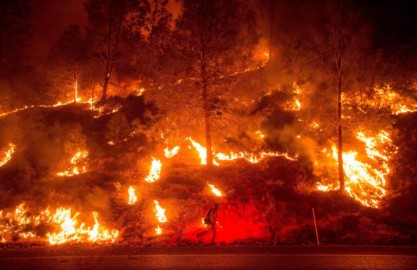 Rocky fire in Northern California