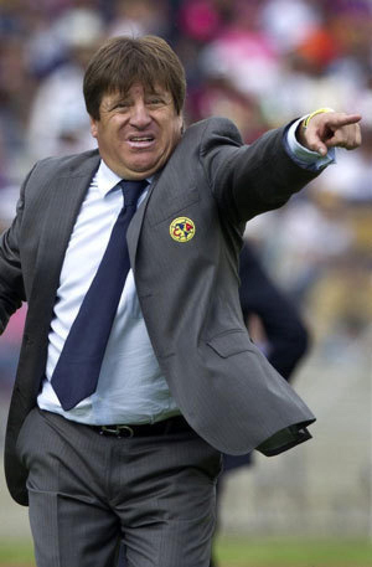 Miguel Herrera is the new coach of Mexico's national soccer team.