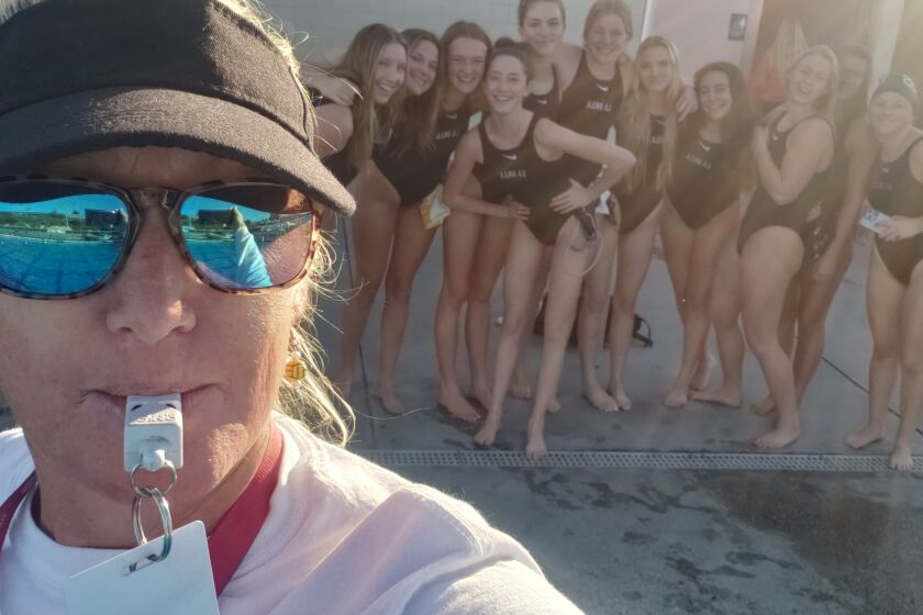 La Jolla High girls water polo coach Amy Jennings led her Vikings to the Division II crown in the Southern California Regionals.