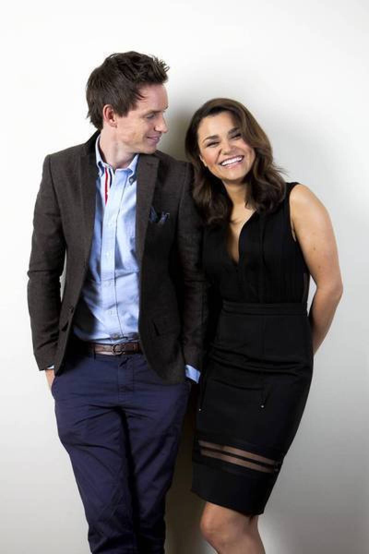 Actors Samantha Barks and Eddie Redmayne are among the cast "Les Miserables," opening on Christmas.