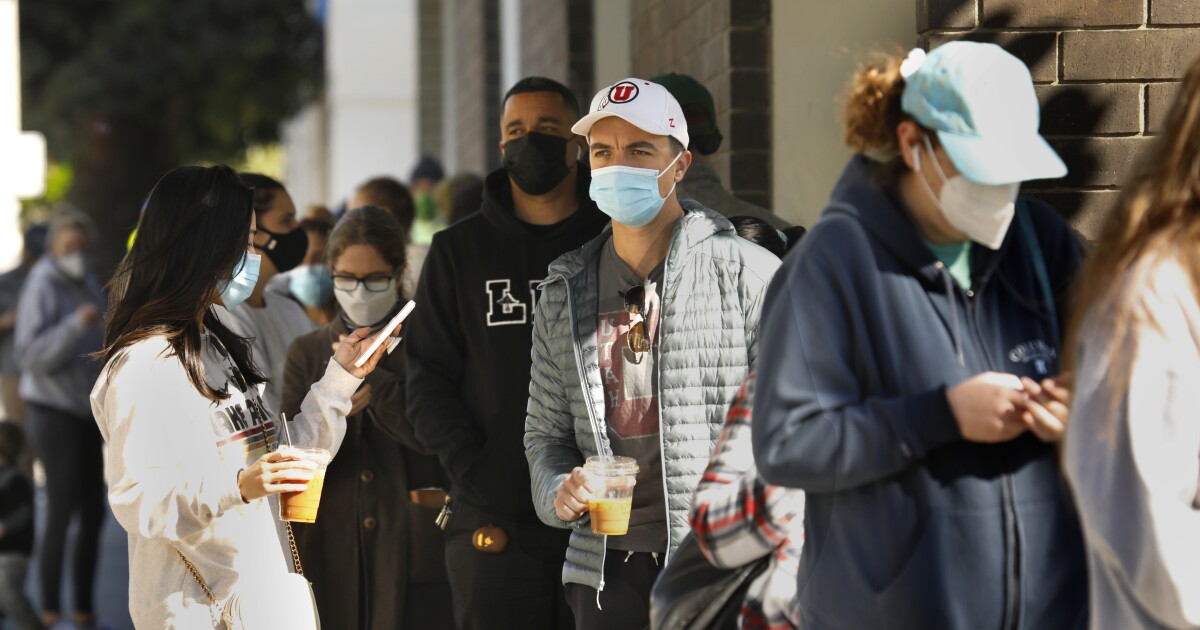 California coronavirus cases reach record high – Los Angeles Times