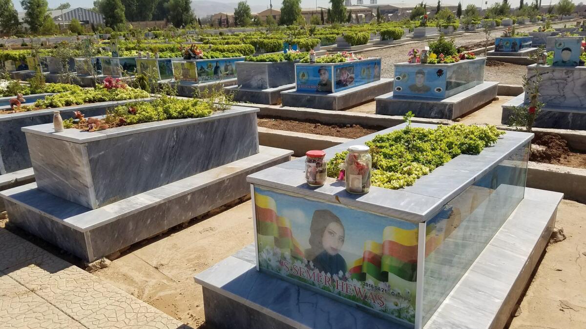 After Robert Grodt, 28, of California died while fighting Islamic State with Kurdish forces in eastern Syria last week, his body was taken to Qamishli Memorial Center. His family is hoping it will be flown home for burial.