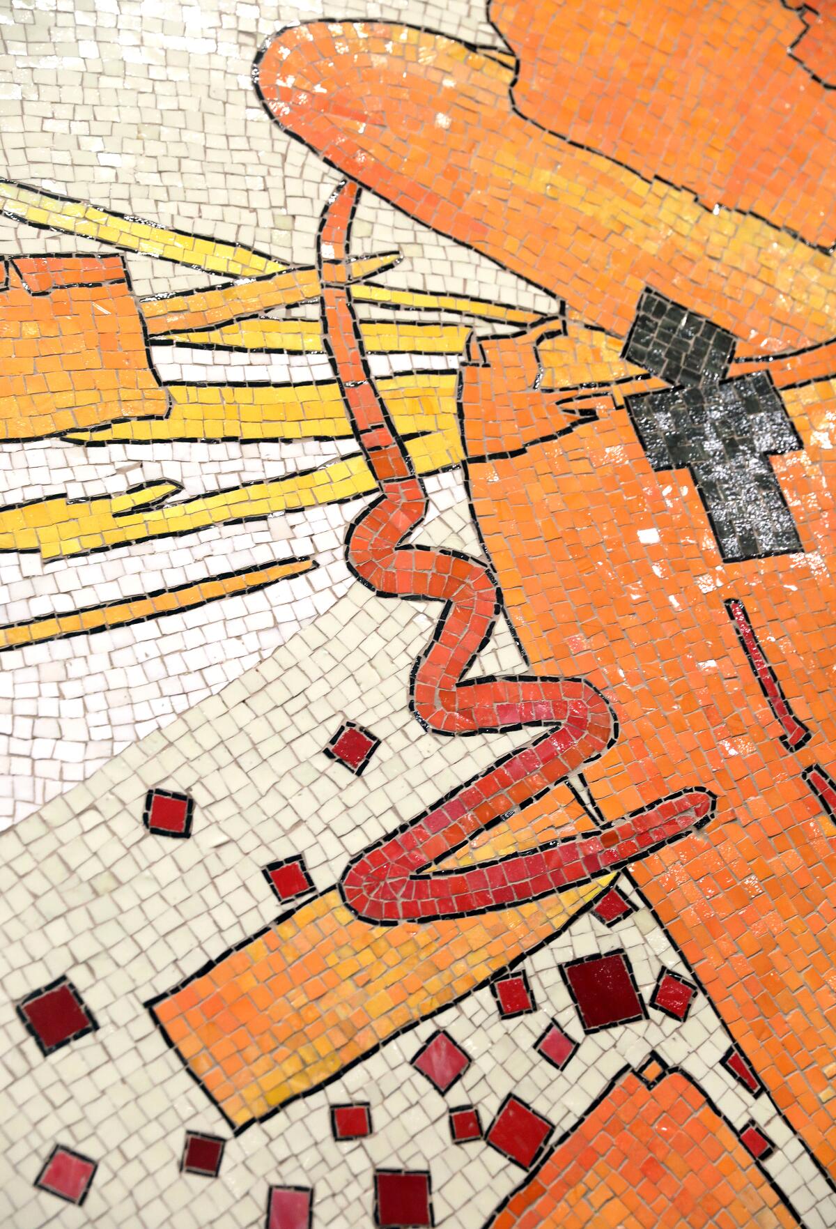 Mark Steven Greenfield's glass mosaic.  