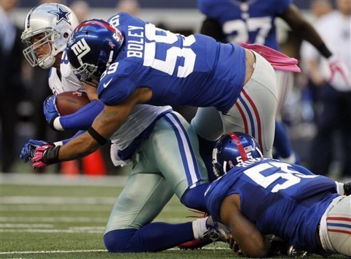 Giants blow 23-point lead, but win 29-24 at Dallas - The San Diego