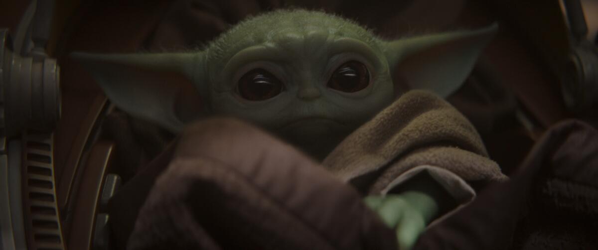 Baby Yoda in "The Mandalorian"