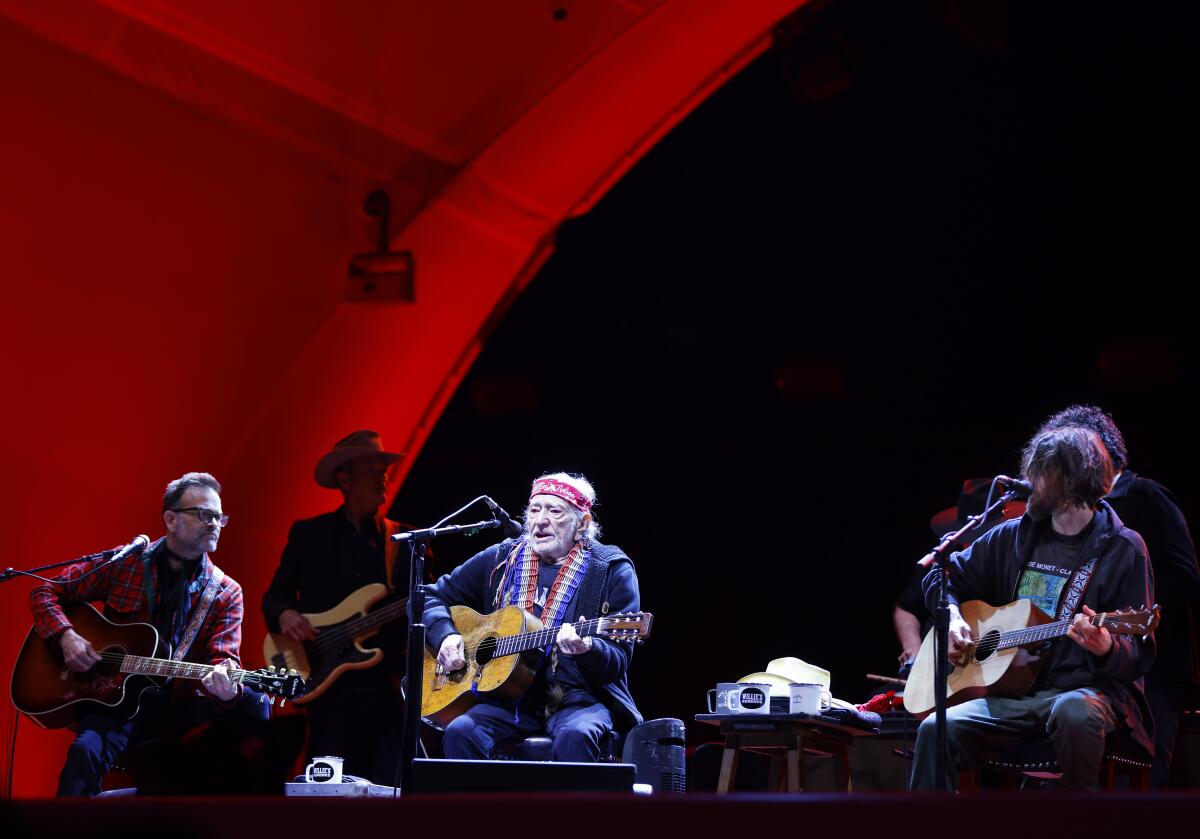 ONE TIME USE ONLY FOR THIS PHOTO - FOR 4/22 REVIEW ONLY -Willie Nelson at The Shell