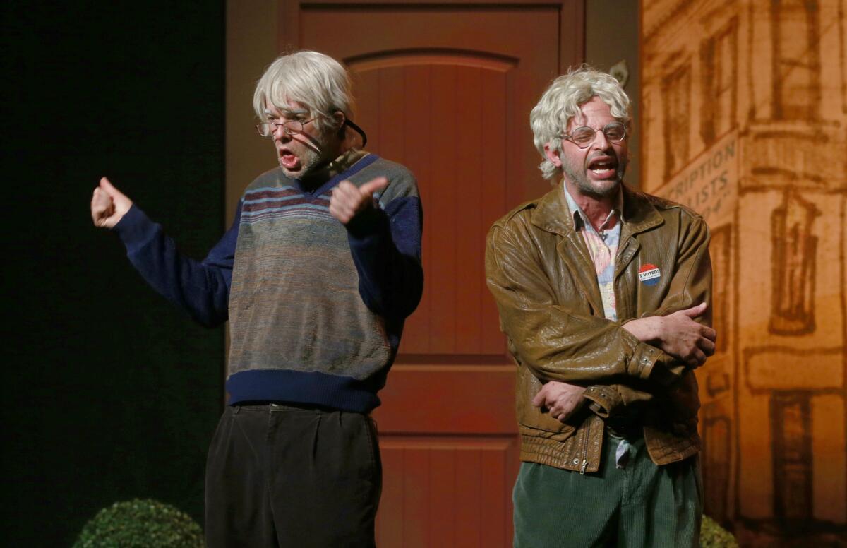 John Mulaney and Nick Kroll in "Oh, Hello."