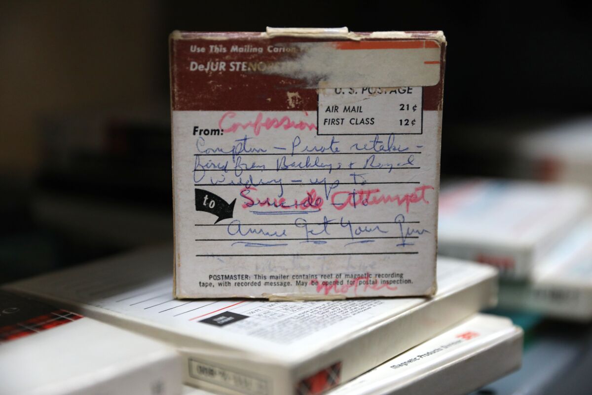 A tape of old Garland recordings from Luft's archive that was used in "Sid & Judy."