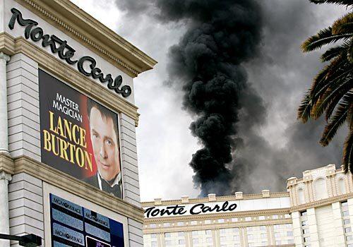 Vegas' Monte Carlo hotel fire