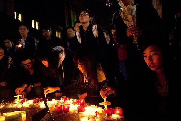 Candlelight vigil