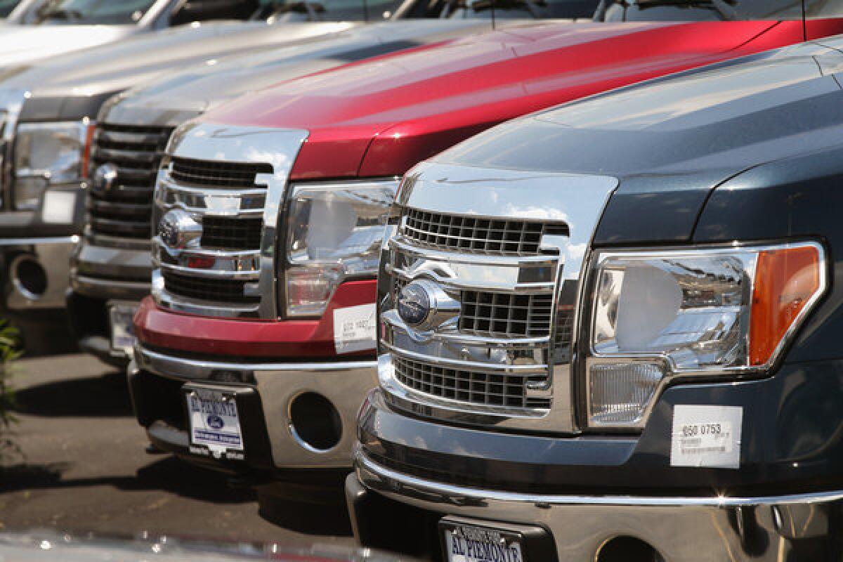 Ford F-series pickup trucks continued their upward trend in sales for the 23rd consecutive month.