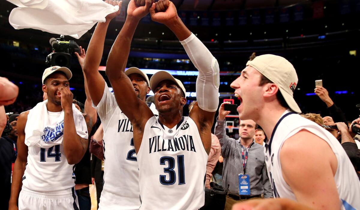 Villanova could celebrate after winning the Big East title, but the Wildcats haven't made it past the first weekend of the NCAA tournament since 2009.
