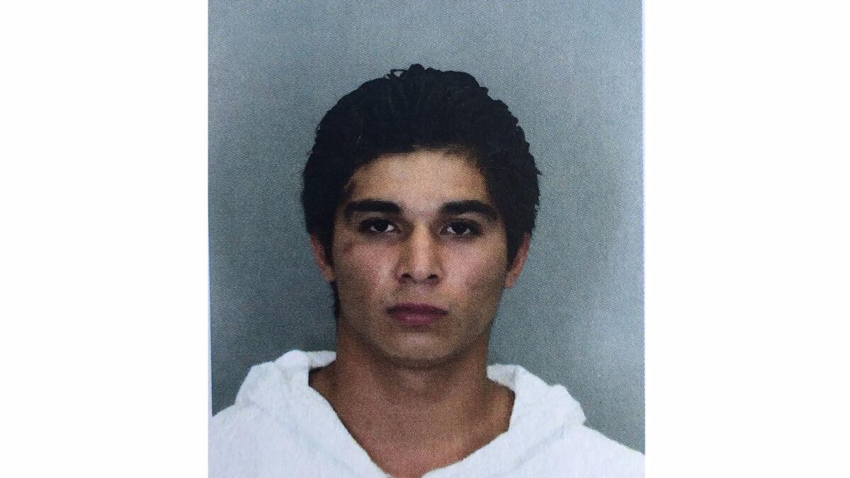 This police booking photo obtained June 19, 2017 shows Darwin Martinez Torres, 22, charged with murdering a 17-year-old teen in Sterling, Virginia.