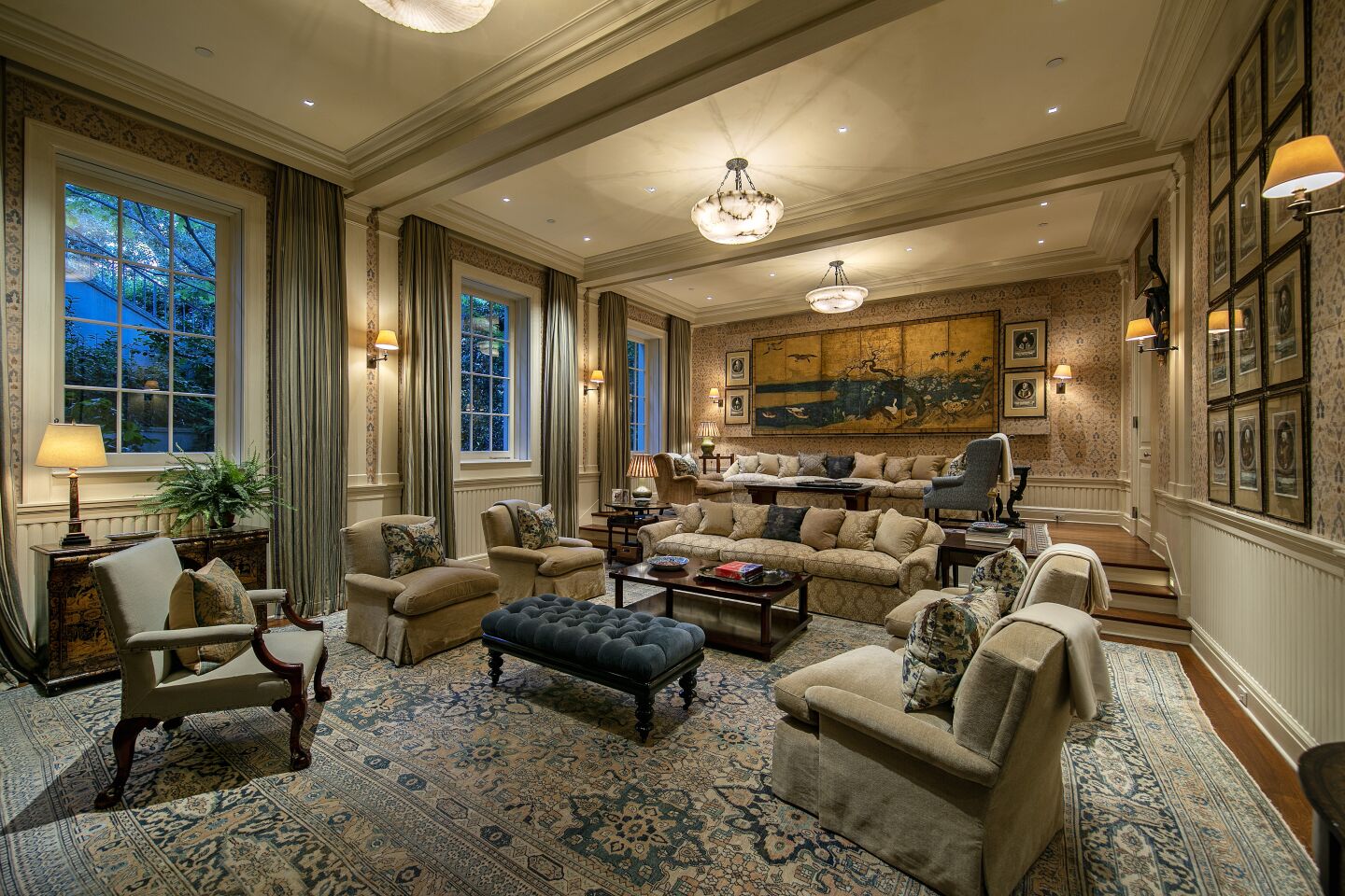 $60-million compound in Beverly Hills: the screening room
