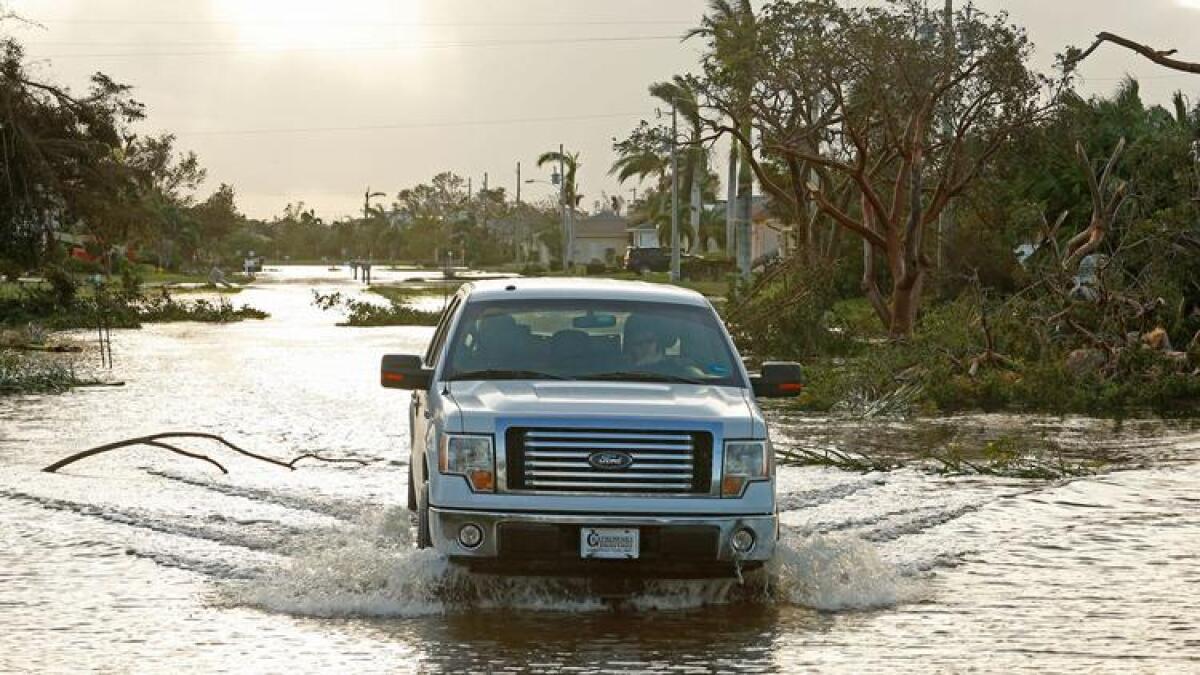 Flooding on San Marco Island, Fla.