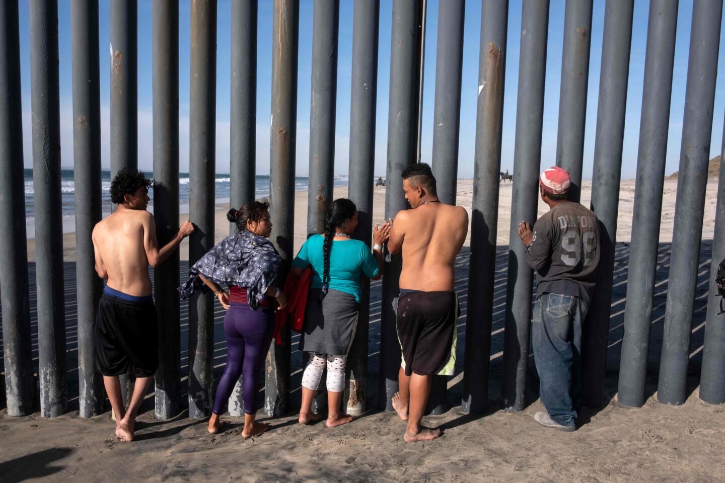 Migrantes en Tijuana