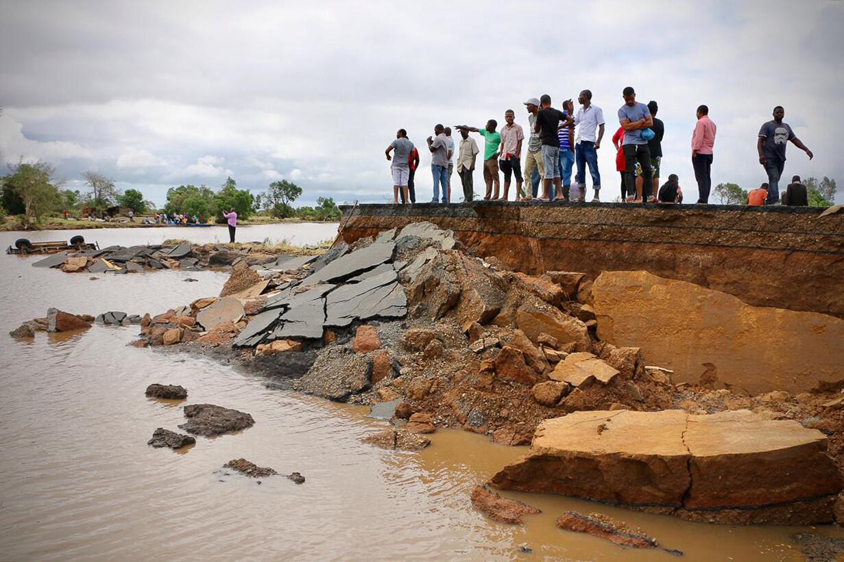 Devastation in Mozambique from Cyclone Idai