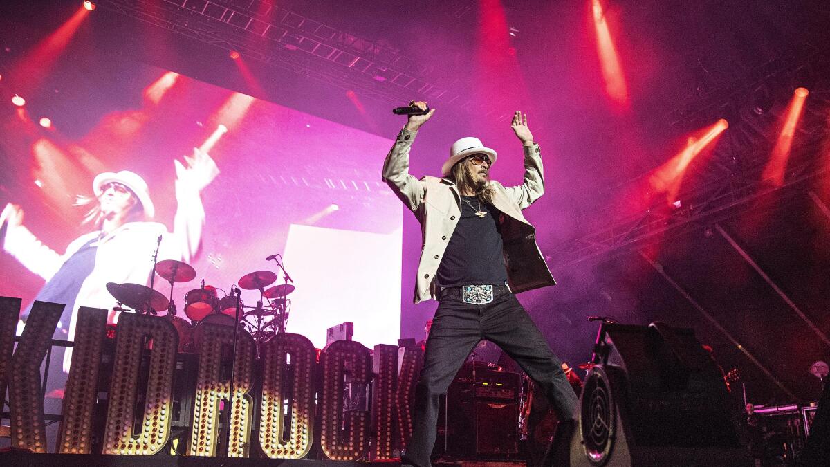 Kid Rock addresses use of homophobic slur by using it again in a